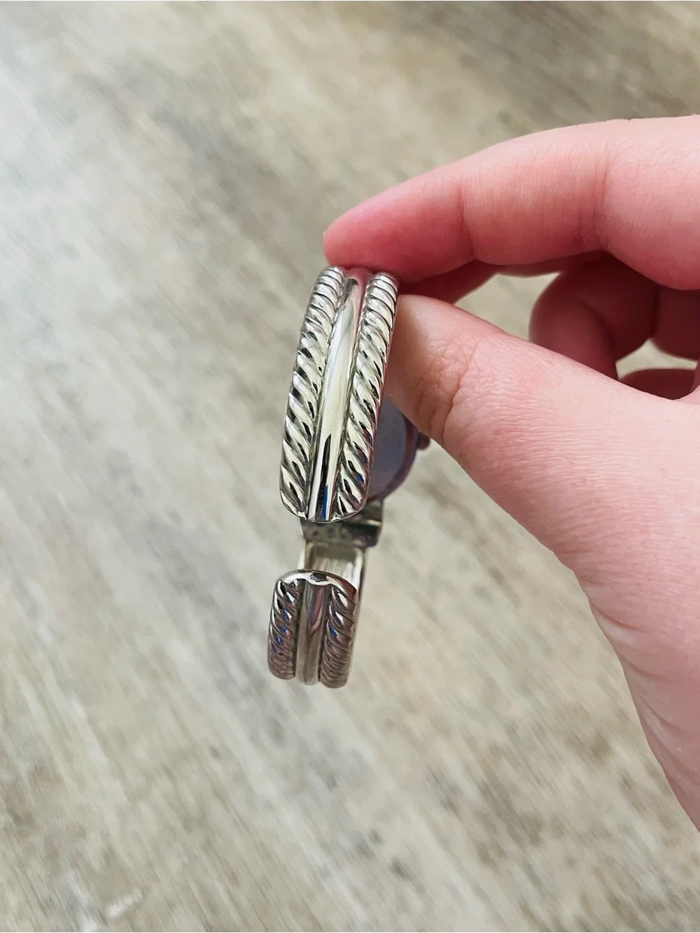 Silver Tone Bracelet Watch with Crystal Accents - Women's Accessory